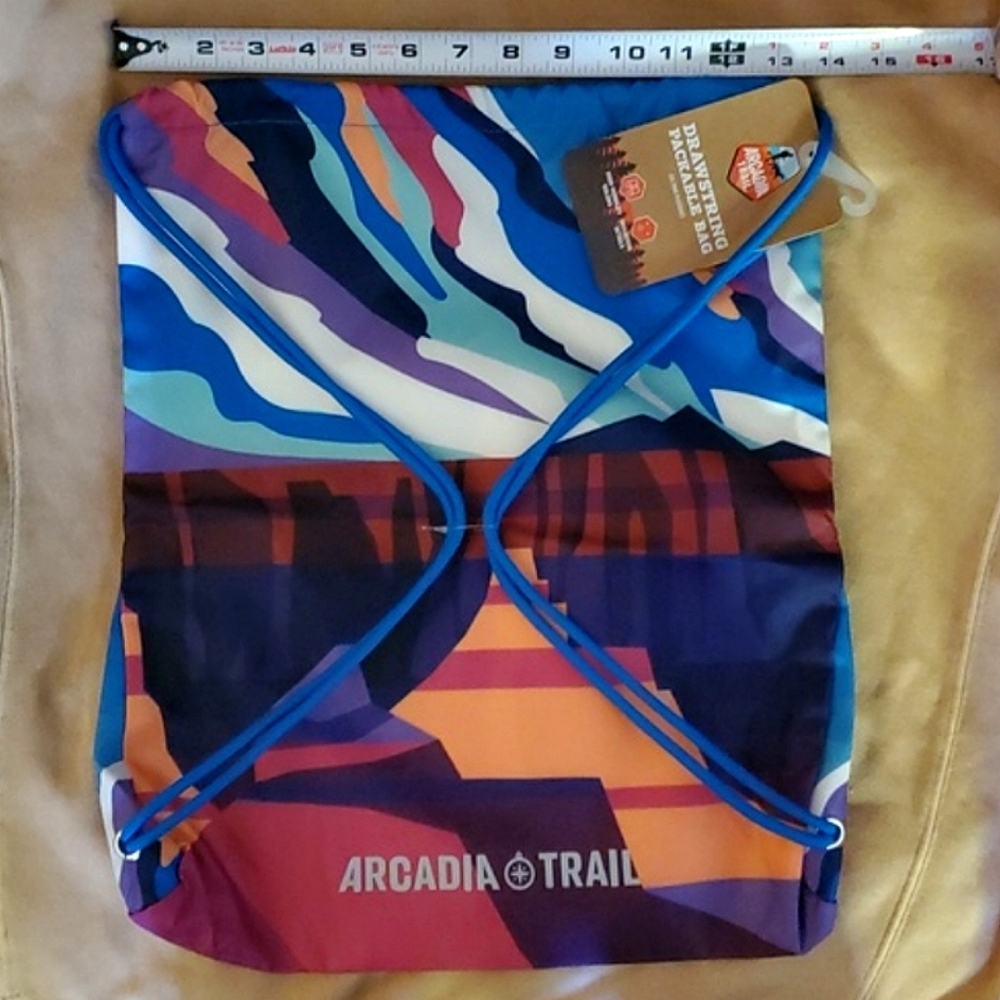 Arcadia Trail Drawstring‎ Backpack Bag - Picture 4 of 8